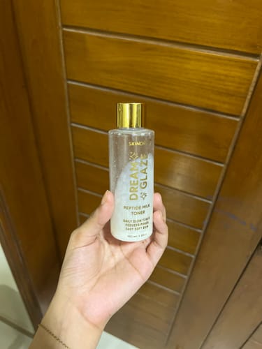 Customer photo review of DREAM GLAZE - Peptide Milk Toner