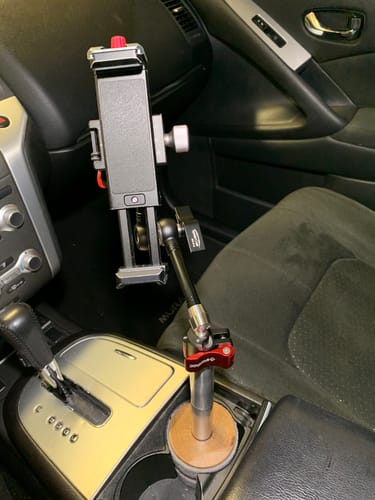 Customer photo review of Ulanzi U-Pad III Metal Tripod Mount for Tablets & Phones 2597