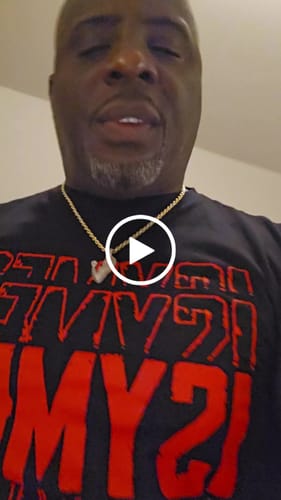 Customer video review of ISYMFS Tee Shirt