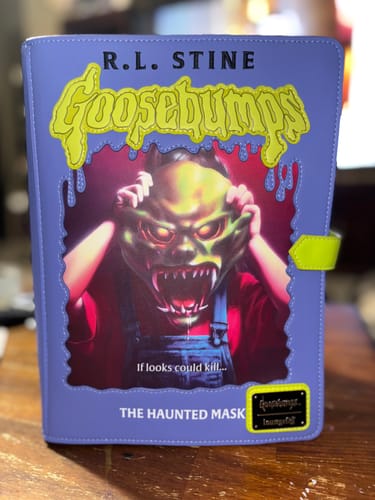 Customer photo review of Loungefly Sony Goosebumps Haunted Mask Mini Backpack - Preorder