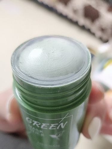 Customer photo review of Diystar™ Deep Cleanse & Bacteria-Fighting Green Tea Mask