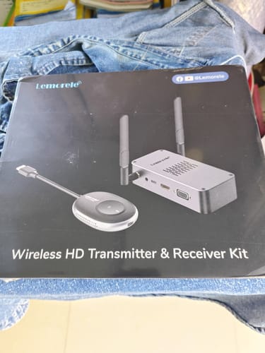 Customer photo review of Lemorele Wireless HDMI Extender 4K R18【#R18】