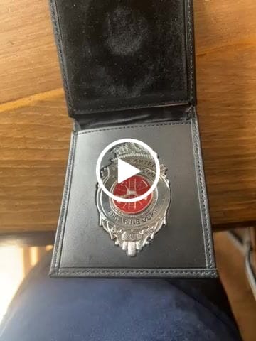 Customer video review of BD17 Badge