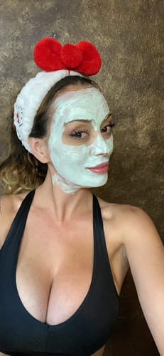 Customer photo review of Diystar™ Deep Cleanse & Bacteria-Fighting Green Tea Mask