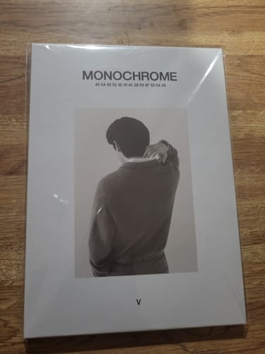 Customer photo review of BTS - POP UP : MONOCHROME OFFICIAL MD POSTCARD BOOK