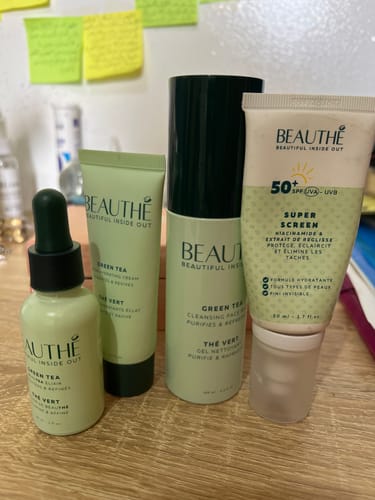 Customer photo review of Gamme Complète : SPF + Crème + Gel + Sérum (CADEAU OFFERT 🎁)