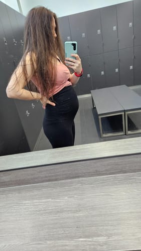 Kundenbewertung mit Foto zu Schwangerschafts Leggings