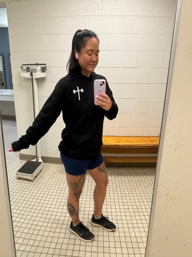 Customer photo review of Elite Hoodie