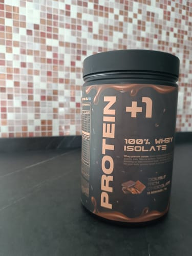 Customer photo review of +1© Whey Protein Isolate (1kg)