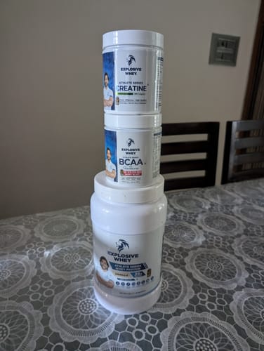 Customer photo review of Athlete Series Whey Protein (100% Isolate)