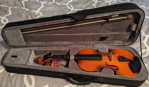 Customer photo review of Eastar バイオリン 初心者 指板マーク スプルース材 初心者セット EVA-2 (4/4)