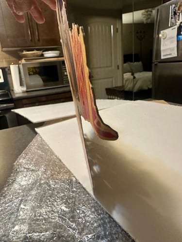 Customer photo review of Veneto Map - Colored Metal Art