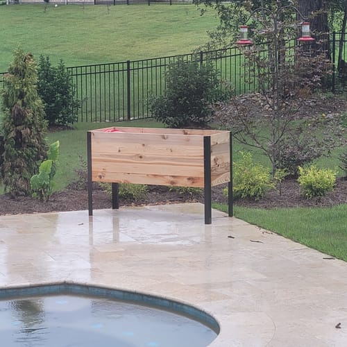 Customer photo review of 18" x 48" Raised Garden Bed