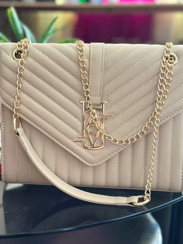 Customer photo review of MADRID LEATHER ENVELOPE BAG