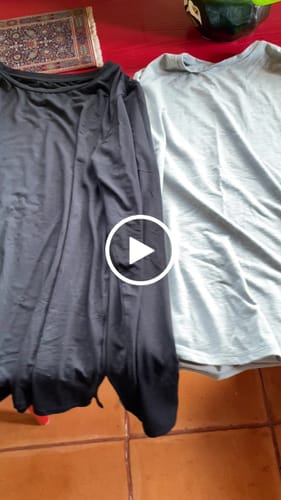 Customer video review of Playera de Bambú Manga Larga Mujer Slim Fit