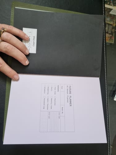 Customer photo review of Future Planner