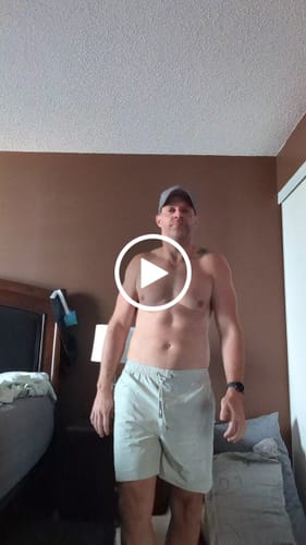 Customer video review of Light Army Green Hybrid Swim Trunk