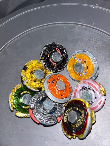 Customer photo review of Beyblade Metal Face Bolts (8 Pack)