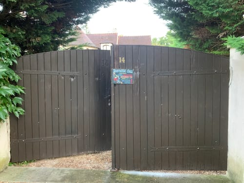 Customer photo review of Bienvenue chez - Entrée-Pancarte de porte