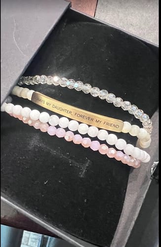 Customer photo review of STACKER - PINK JADE CRYSTAL (POS)