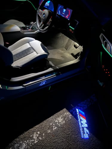 Customer photo review of BMW G SERIES DOOR LIGHTS