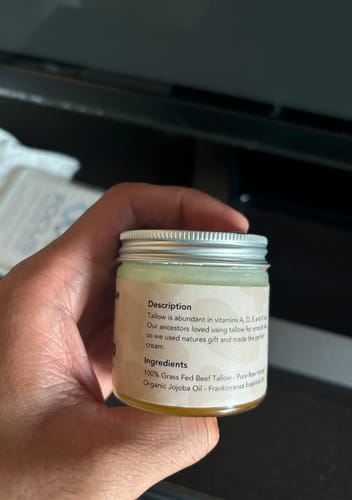 Customer photo review of MooBalm Beef Tallow Cream + FREE E-Book & Tallow Soap