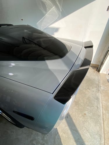 Customer photo review of Corvette C6 ZR1 Extended Rear Trunk Spoiler
