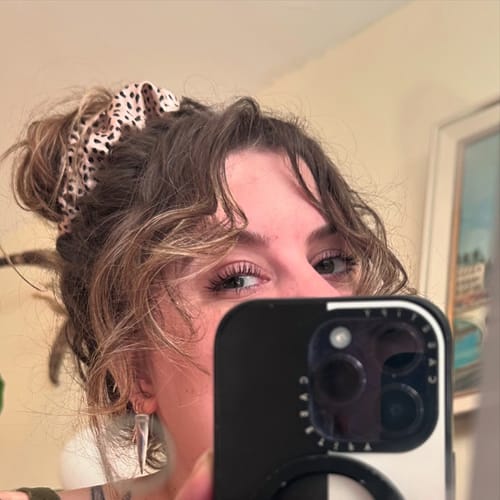 Customer photo review of Silk Scrunchie Duo