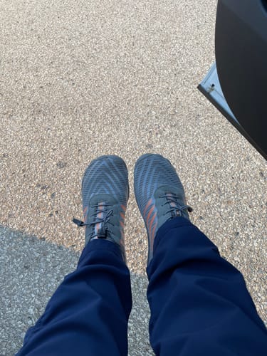Customer photo review of Calder Pro - Breathable and Non-slip Universal Barefoot Shoes