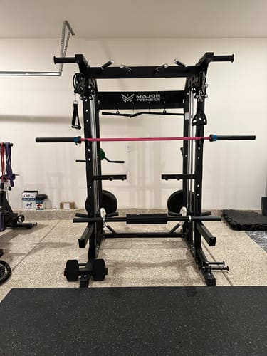 Customer photo review of Major Fitness F22 All-In-One Home Gym Power Rack