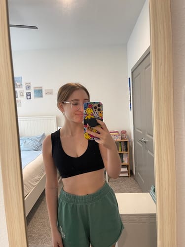 Customer photo review of AlignMe Pullover Posture Sports Bra For Women