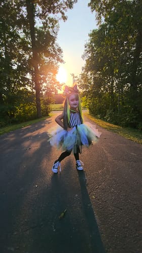 Customer photo review of Toxic Shock Glow-in-the-Dark 16” Short 2-Pack Set