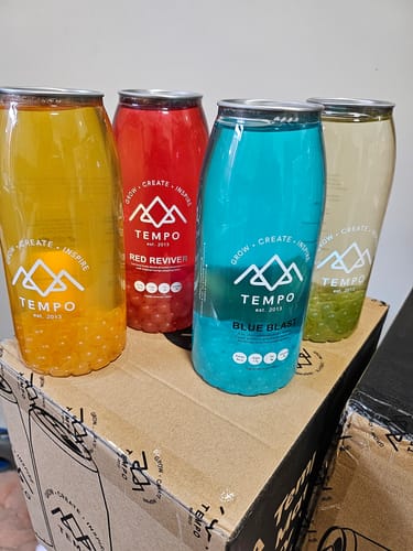 Customer photo review of Autumn Series Bubble Tea Cans - Mixed 5 Pack (350ml)