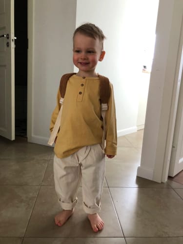 Customer photo review of High Waist Loose Pants