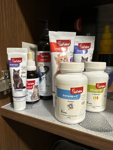 Customer photo review of Kitten Paste 100g (Yavru & Anne Kedilerde Bağışıklık Sistemi Destekleyici Ve Tüy Yumağı Önleyici Multivitamin Macun)