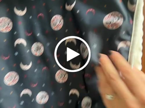 Customer video review of Patterned Ultra-Soft Bamboo Machine Washable Diaper Change Mat