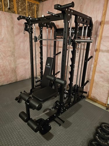 Customer photo review of Major Fitness B52 All-In-One Home Gym Smith Machine