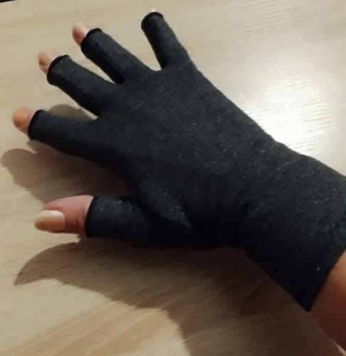 Customer photo review of Gants de Compression