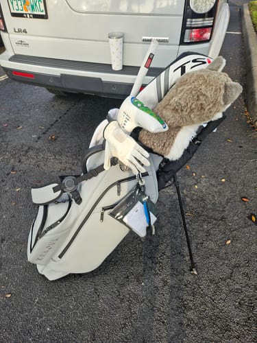 Customer photo review of KRADUL LUX 9.5" 14-Way Hybrid Stand Bag: Fossil