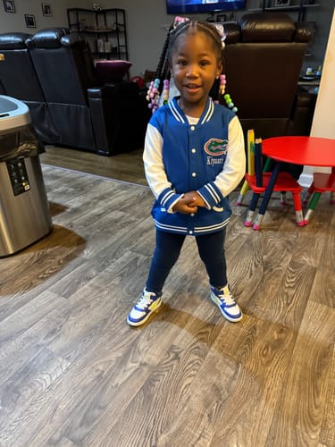 Customer photo review of Collegiate Varsity Jacket