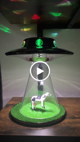 Customer video review of The Original Alien Abduction Lamp