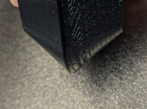 Customer photo review of Black PETG Filament 1.75mm 1kg