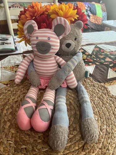 Customer photo review of Oganic Farm Buddies Plush Toy 14'