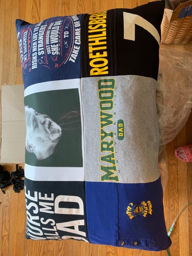 Customer photo review of The Original Blanquilt™ Pillow