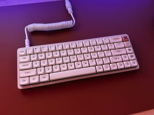 Customer photo review of Magi65 Aluminum Low Profile Mechanical Keyboard