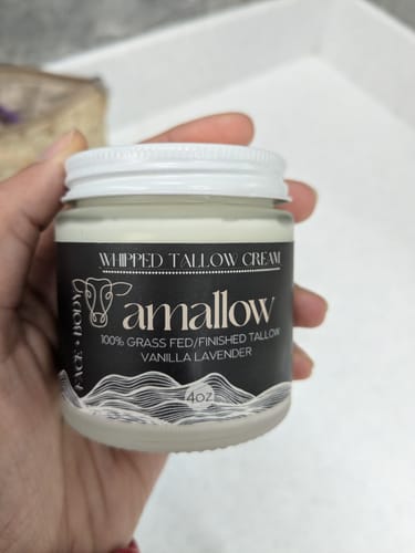 Customer photo review of Whipped Tallow Cream - Vanilla Lavender