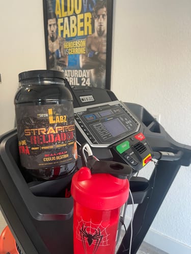 Customer photo review of Strapped Reloaded - Cluster Dextrin/BCAA/EAA