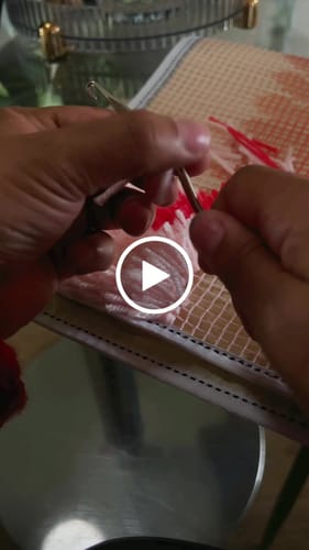 Customer video review of Sugarbush Latch Hook Rug Kit