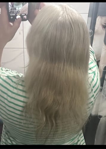 Customer photo review of Rosemary & Castor Oil for Hair Growth