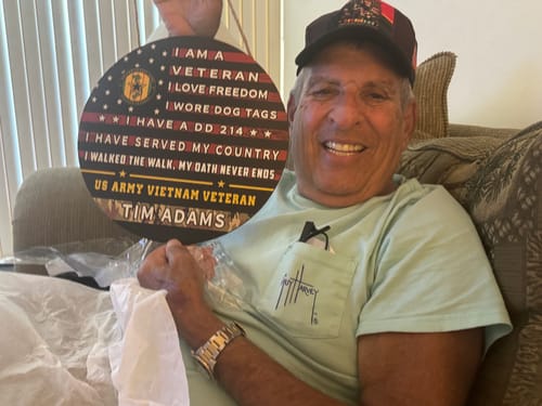 Customer photo review of Door sign - Pride is always in my soul